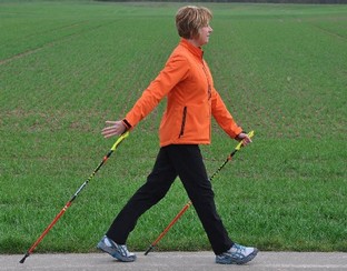 Скандинавская ходьба с палками - техника ходьбы