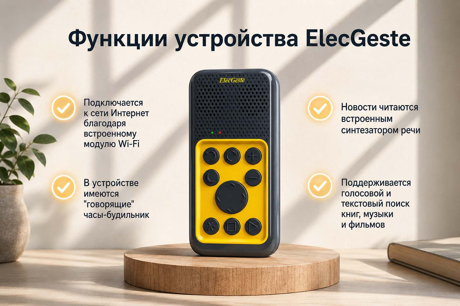Функции тифлофлешплеера Функции тифлофлешплеера