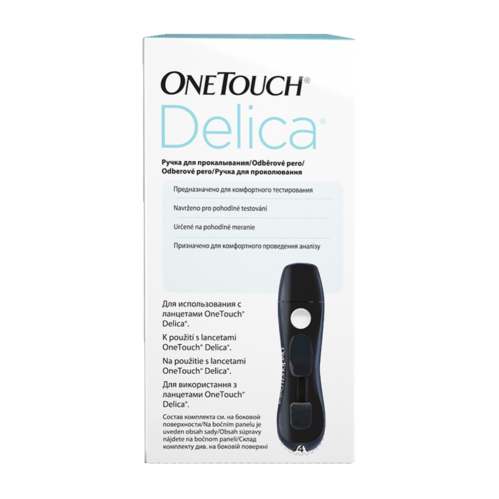 Onetouch delica. Ручка для прокалывания ONETOUCH Delica. Ручка для прокалывания уан тач Делика. One Touch Delica ручка для прокалывания. Прокалыватель Ван тач Делика.