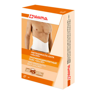 Эластичный противорадикулитный пояс Lauma Velcro купить в СПб, цена