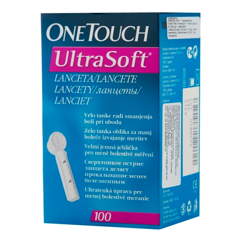 Ланцеты one touch ultra soft купить в СПБ, цена
